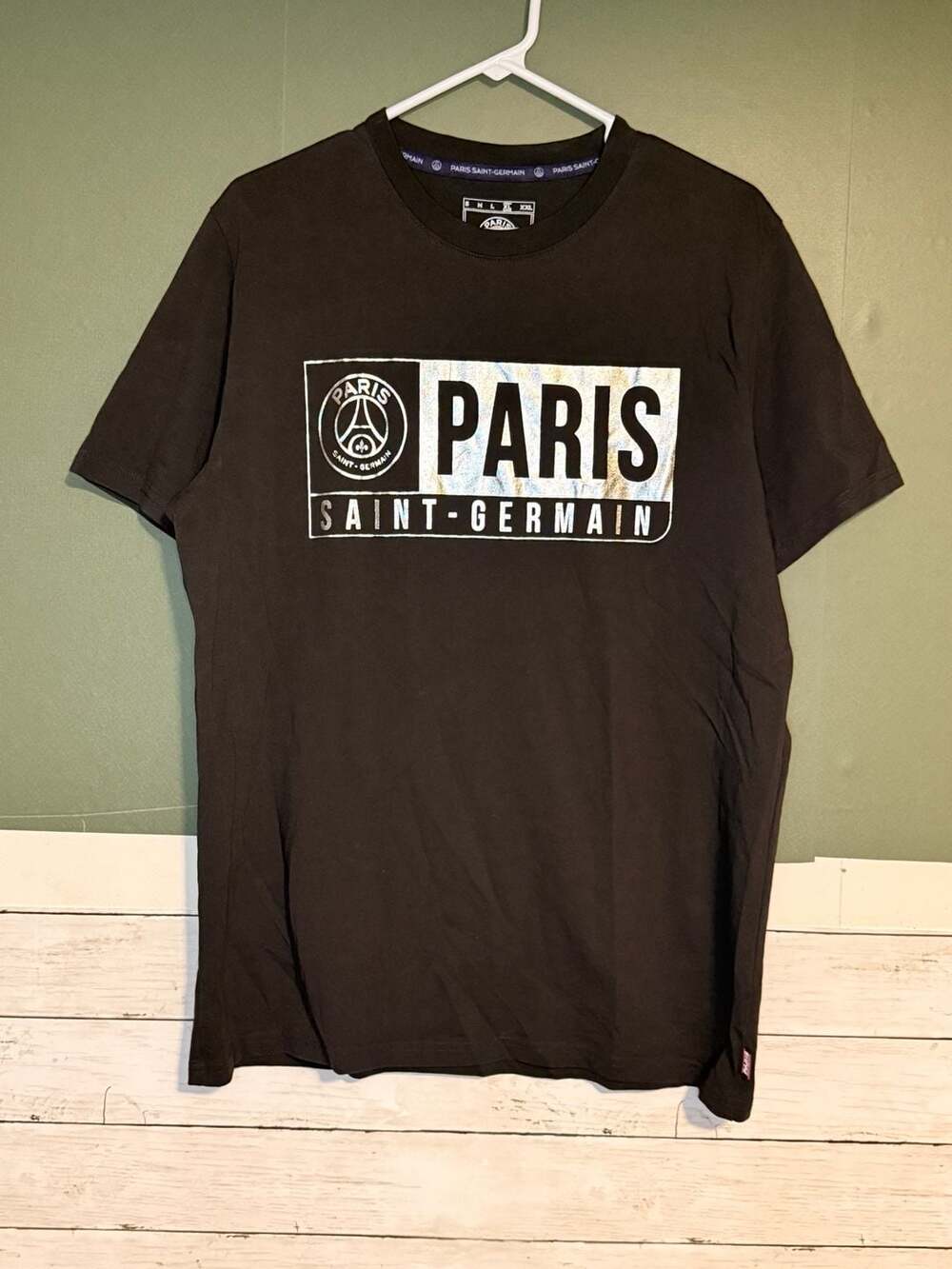 Paris Saint-Germain‎ Block Logo Graphic T-Shirt Black